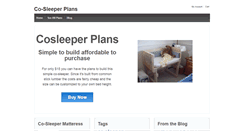 Desktop Screenshot of cosleeperplans.com